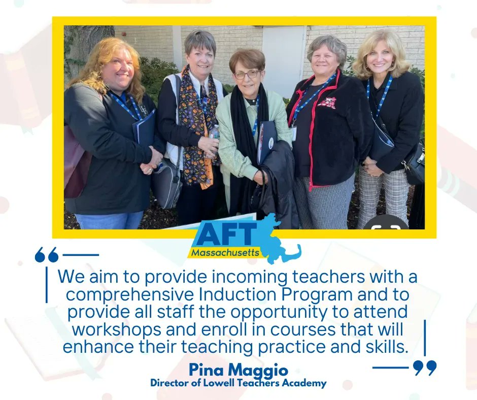 ✨#AFTVoices sat down Pina Maggio, Director of Lowell Teachers Academy!!  

Stay tuned as we display more of our conversation with Pina!