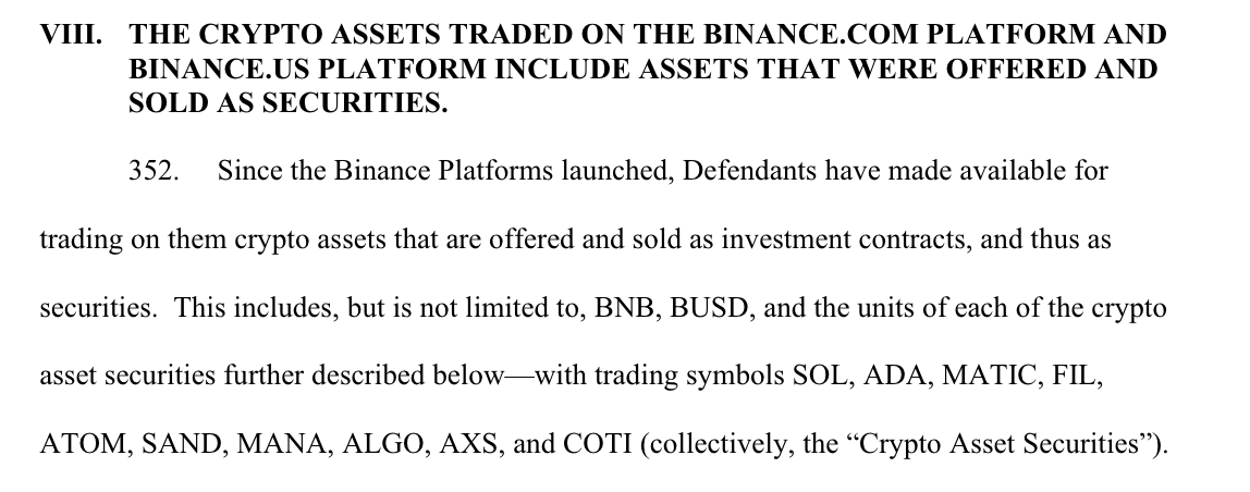 seems the SEC thinks Solana, Cardano, Polygon, Cosmos, Algorand etc are ALL securities

this gets Coinbase, Robinhood etc involved as well

time to put the interchain bullsh*t aside and unite against the war on crypto

the SEC is unhinged and must be stopped