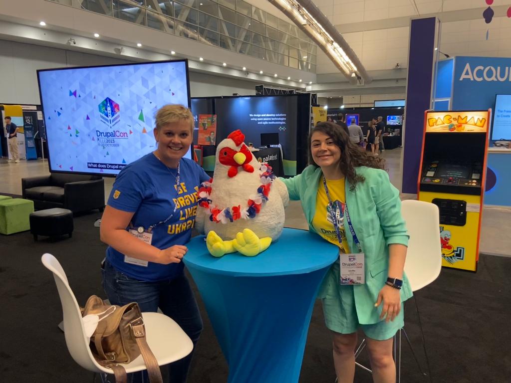 📣Attention #DrupalConPittsburgh attendees!📣

Here's an exciting opportunity to win a free ticket to #DrupalConEur this year!

How to enter:

1️⃣Find LiL´Rooster🐓
2️⃣Snap a photo with it🤳
3️⃣Share it on Twitter/Instagram🧑‍💻
4️⃣Tag @DrupalConEur using #DrupalConLille📳

@drupalcon