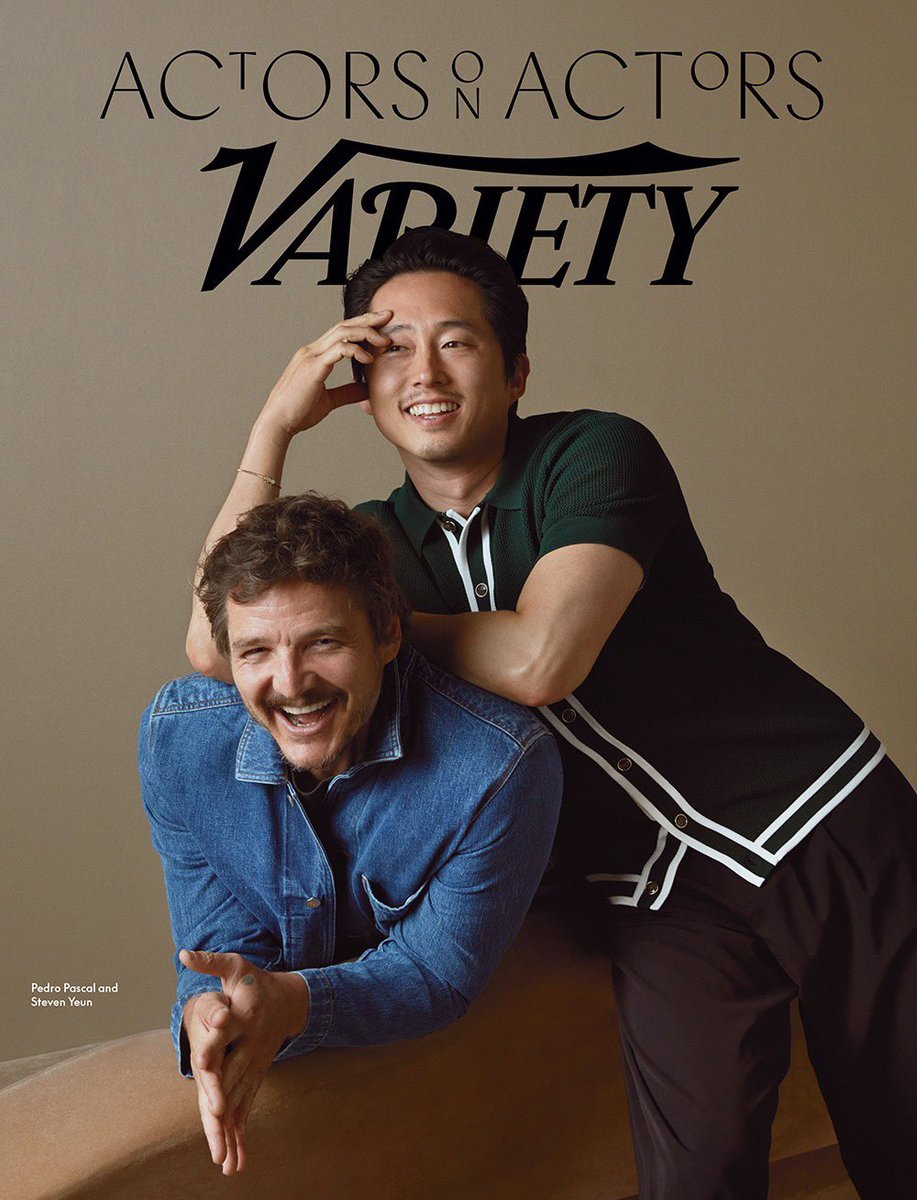 Pedro Pascal and Steven Yeun for Variety’s Actors on Actors