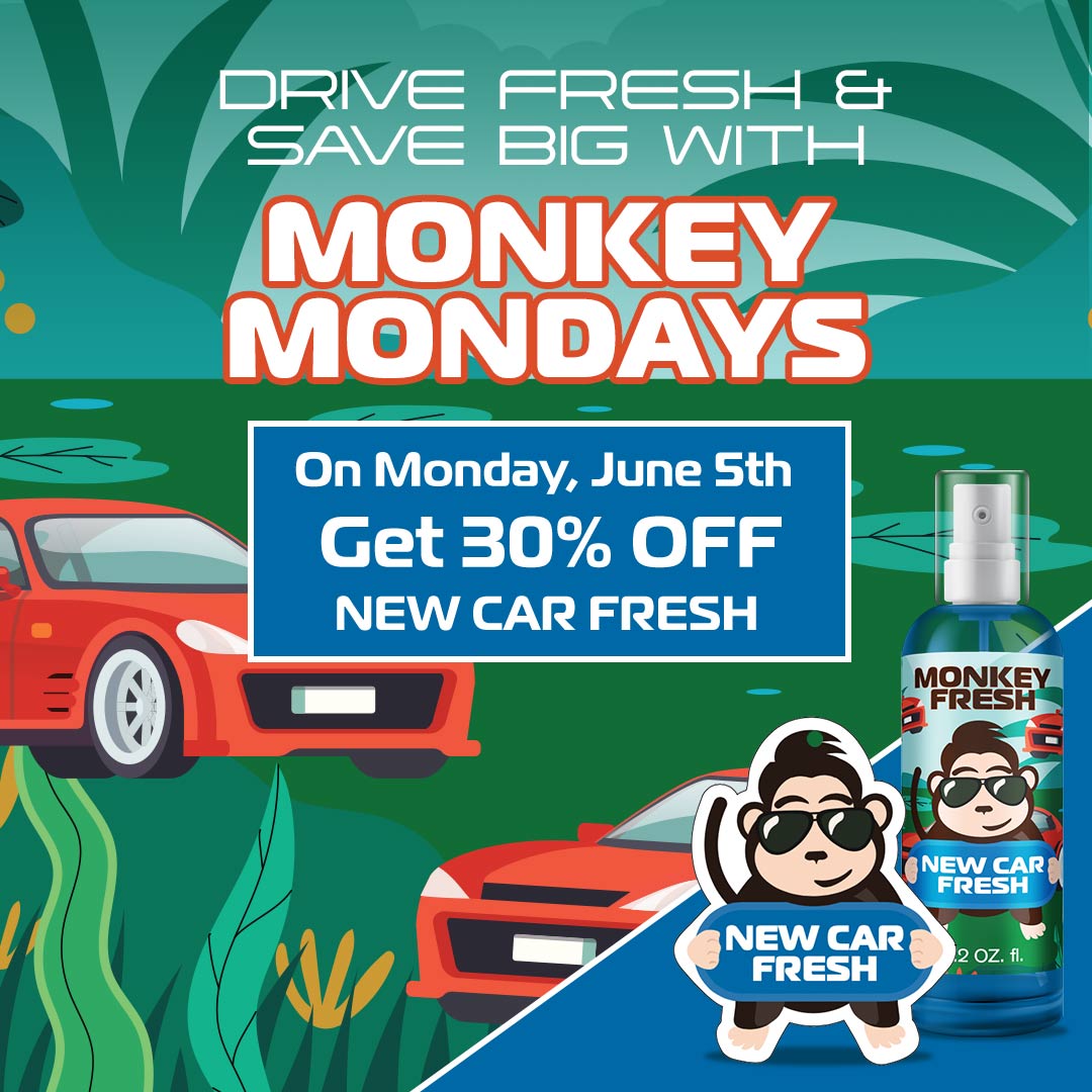 ShopMonkeyFresh's tweet photo. Relive the #excitement of that #new #car #smell with our #NewCar #Fresh #AirFresheners
Shop today and receive 30% OFF your entire order of New Car Fresh Air Fresheners!! Get yours at https://t.co/zgnybGiUrj 
Enter code NEWCAR30 at checkout! #Automotive #scent #shoponline https://t.co/2eFR7L4s3u
