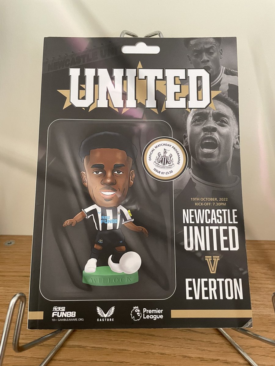 I’m not a @NUFC fan but their programme designs this year are insane.  Rest of the @premierleague take note. Can’t wait to get my hands on a few more, any help would be appreciated. Thank you @lauraellison18 #CorinthianCommunity #NUFC #TheToon