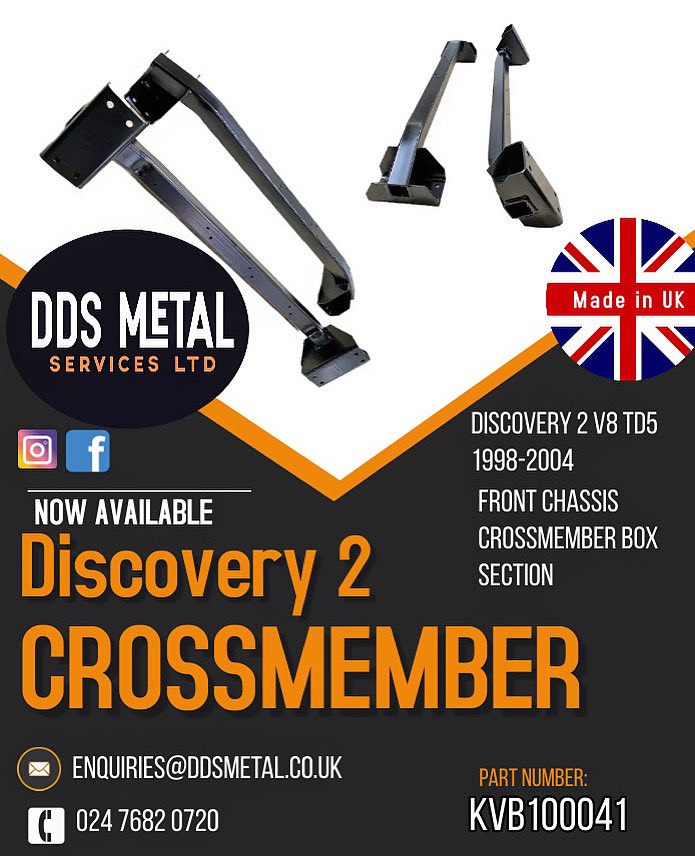 _ddsmetal's tweet image. Discovery owners… here’s one for you 

Land Rover Discovery 2 crossmembers