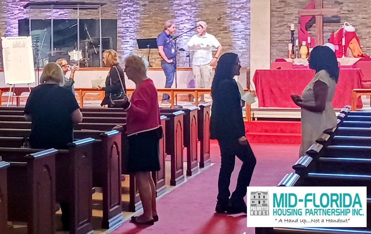 VMRamosjr's tweet photo. #MFHP team member Lori, HUD Counselor participated in this weekend Interfaith Community Resource Network sharing conference to speak on issues affecting #OurCommunity in #AffordableHousing "A Hand Up...Not a Handout"  visit https://t.co/JQNTlDsz4E or call 386-274-4441 https://t.co/CMpTurnVx3