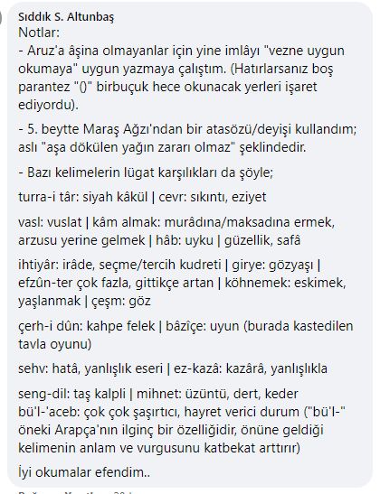 Seng()-diller mihnetinden ölse âşık Bâniyâ
Bü’l-acebdir kim yazarlar künyesin tâş üstüne