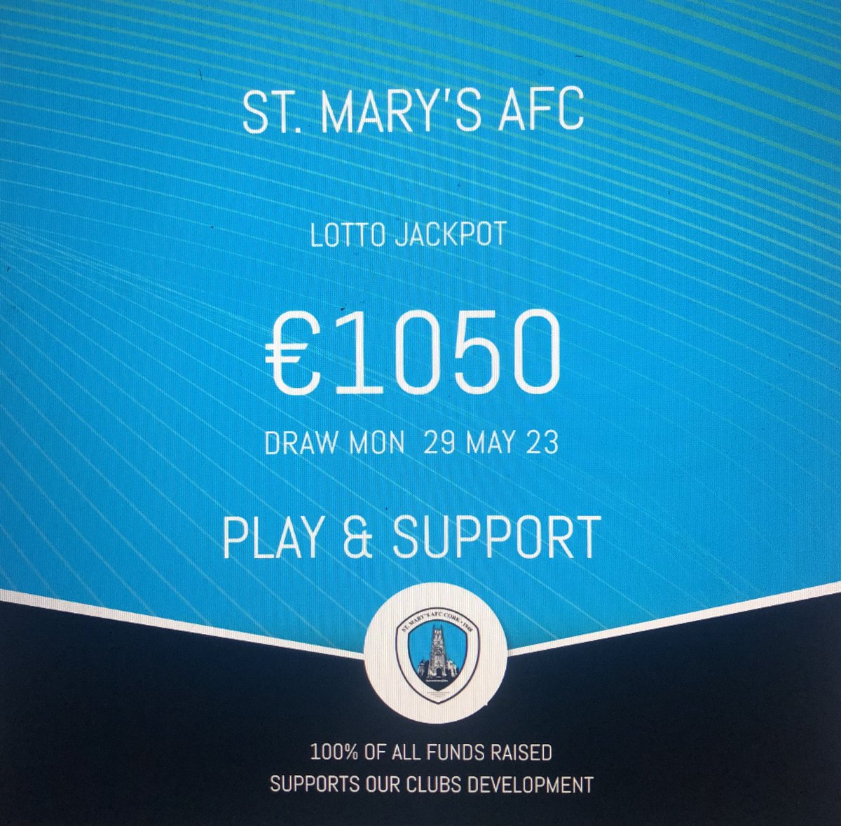 Tonight’s lotto draw is for €1050. If your not in you can’t win

smartlotto.ie/st-marys-afc/?…