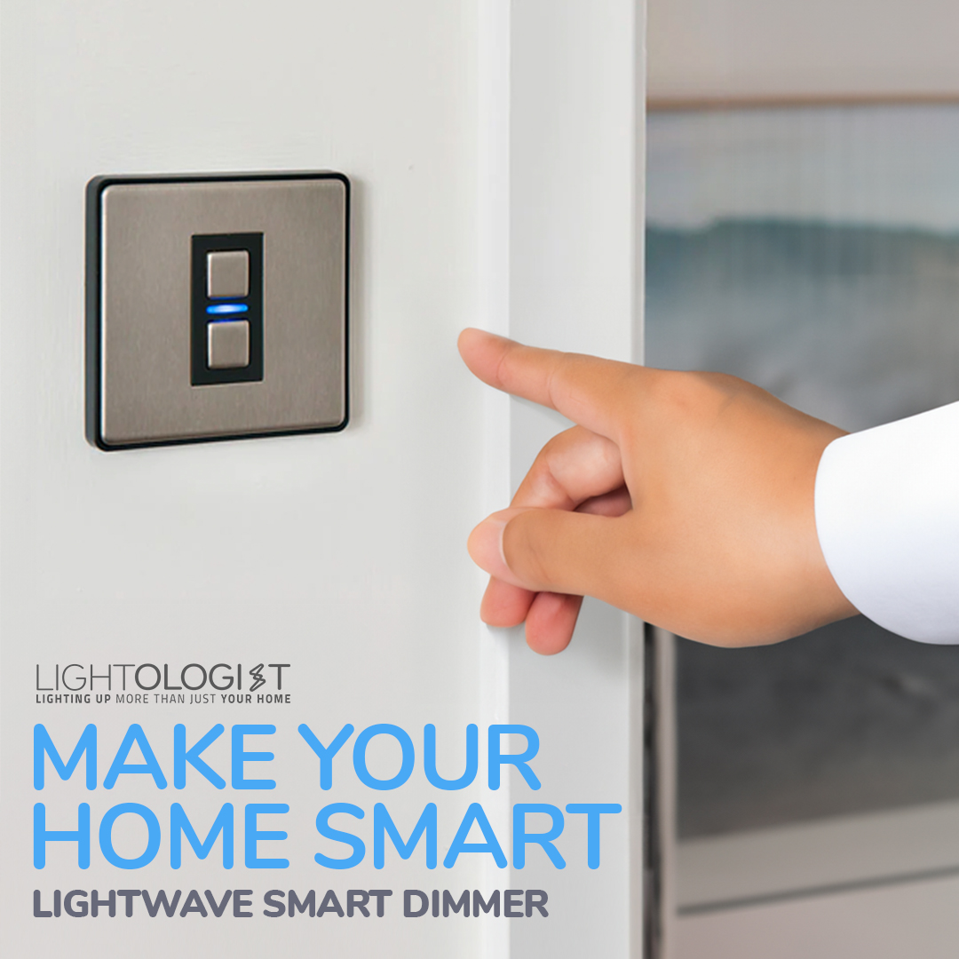 lightologist's tweet photo. ** @LightwaveRF Smart Dimmer **
Control your lights from anywhere, using the Lightwave app's Link Plus Hub, with voice control also available using Amazon Alexa, Apple HomeKit and Google Home.
View more: https://t.co/Izv7xaj2bF
#lightwave #smartdimmer #remotelighting https://t.co/6aQX9tarG3