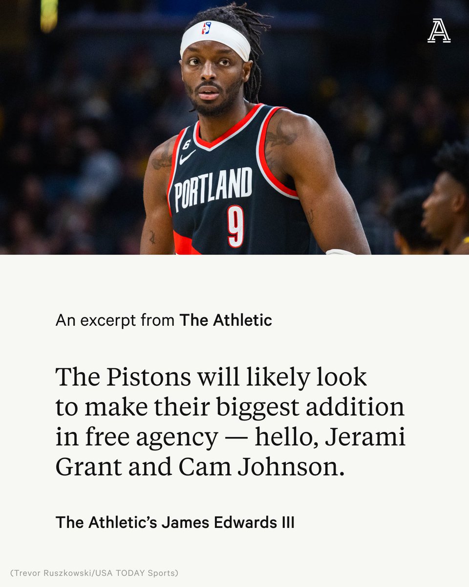 The Athletic NBA on Twitter "How will the Pistons add talent this