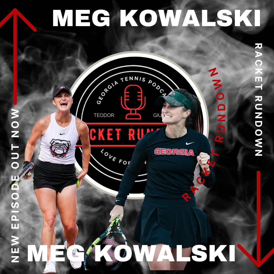 Racket Rundown (@racketrundown) on Twitter photo Superstar senior @megkowalskiii from <a href="/UGAWomensTennis/">Georgia Women's Tennis</a> joined us on the podcast . She talks about her career and experience at Georgia and about <a href="/drakeab/">Drake Bernstein</a> and Jeff Wallace's leadership. Listen to it here!
Apple: rb.gy/an62x
Spotify:rb.gy/xap2y Superstar senior @megkowalskiii from <a href="/UGAWomensTennis/">Georgia Women's Tennis</a> joined us on the podcast . She talks about her career and experience at Georgia and about <a href="/drakeab/">Drake Bernstein</a> and Jeff Wallace's leadership. Listen to it here!
Apple: rb.gy/an62x
Spotify:rb.gy/xap2y