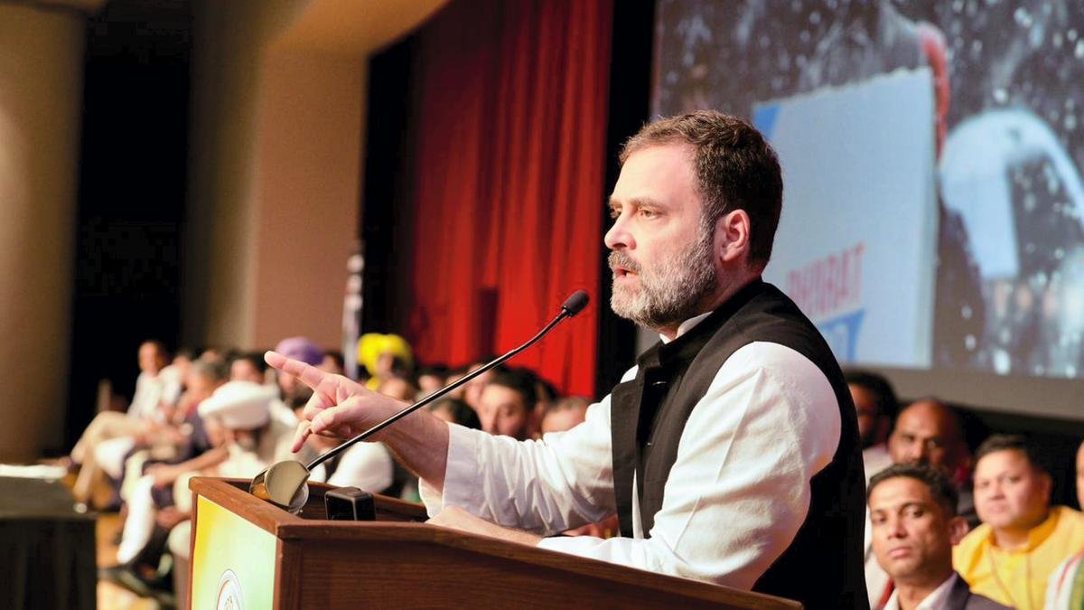 EMEAExpress's tweet photo. PM Modi driving Indian car looking into rearview mirror and it’s crashing: #RahulGandhi

He attacked the BJP-led Centre over the Odisha train accident and accused them of being incapable of looking at the future.

#PMModi #RahulGandhiInUSA #OdishaTrainAccident https://t.co/Uvmuhl0h81