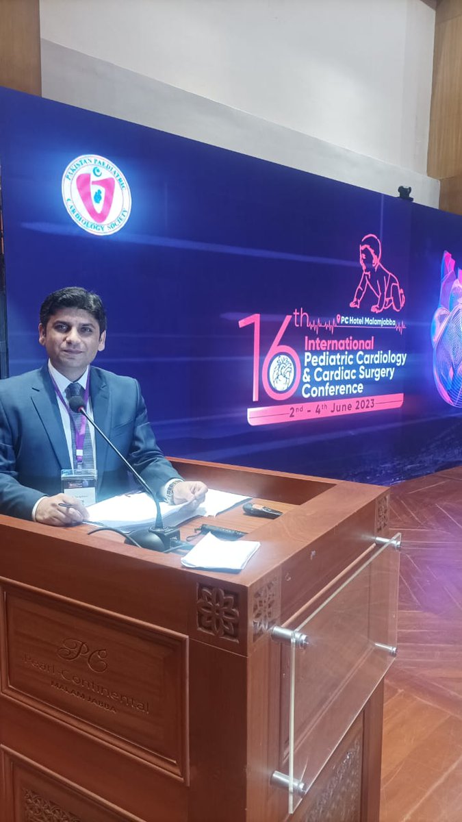 Feeling honored and graced to moderate the scientific session of Pediatric Cardiac Surgery at 16th International Conference of Pediatric Cardiology and Pediatric Cardiac Surgery conference.