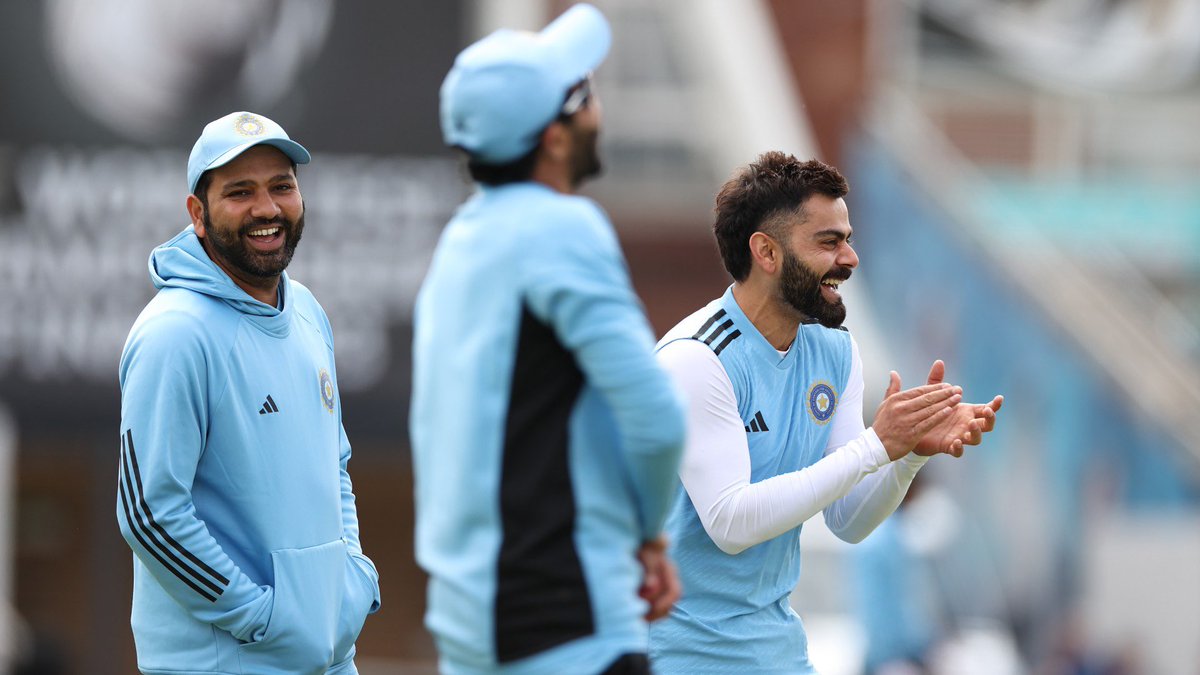 Practice session 🤍 at #TheOval 🥶

#WTC2023Final #WTCFinal #TeamIndia