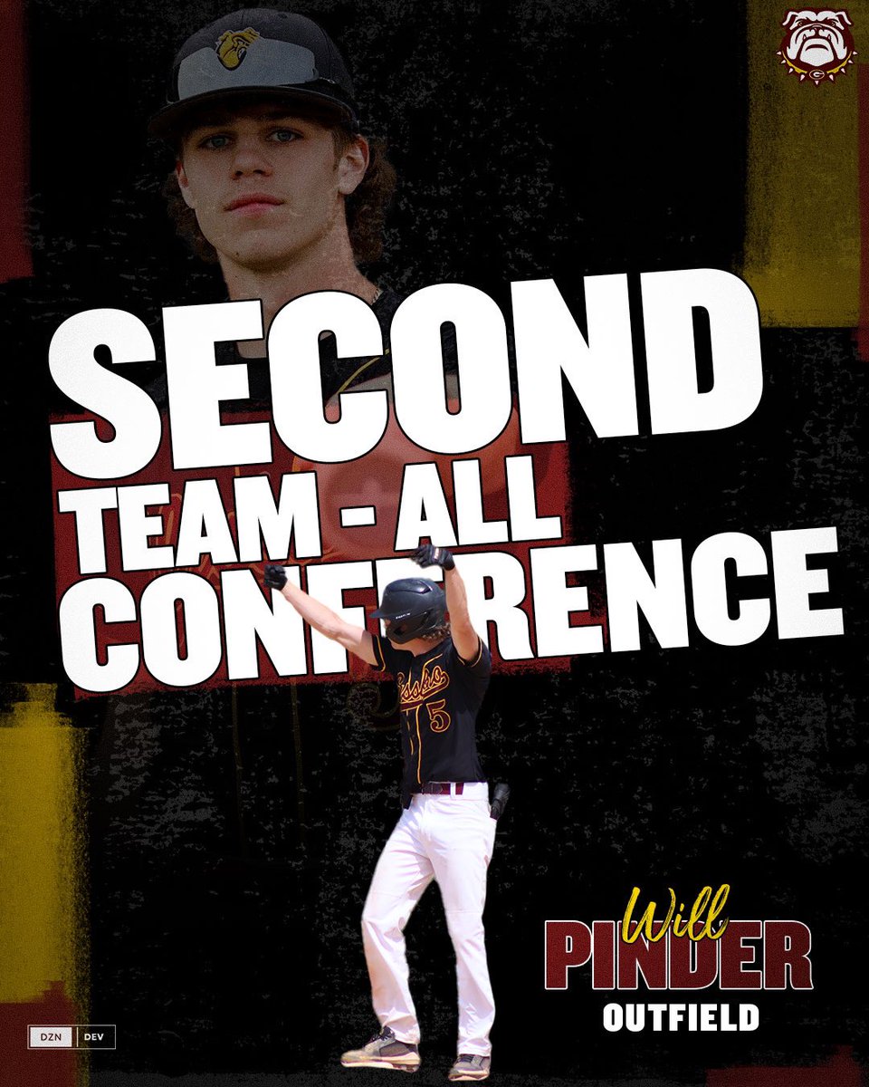 This year the Bulldogs had 4 players make the Tri-County Conference Diamond Division All-Conference Team. Very proud of our seniors and looking forward to next year for our returners!