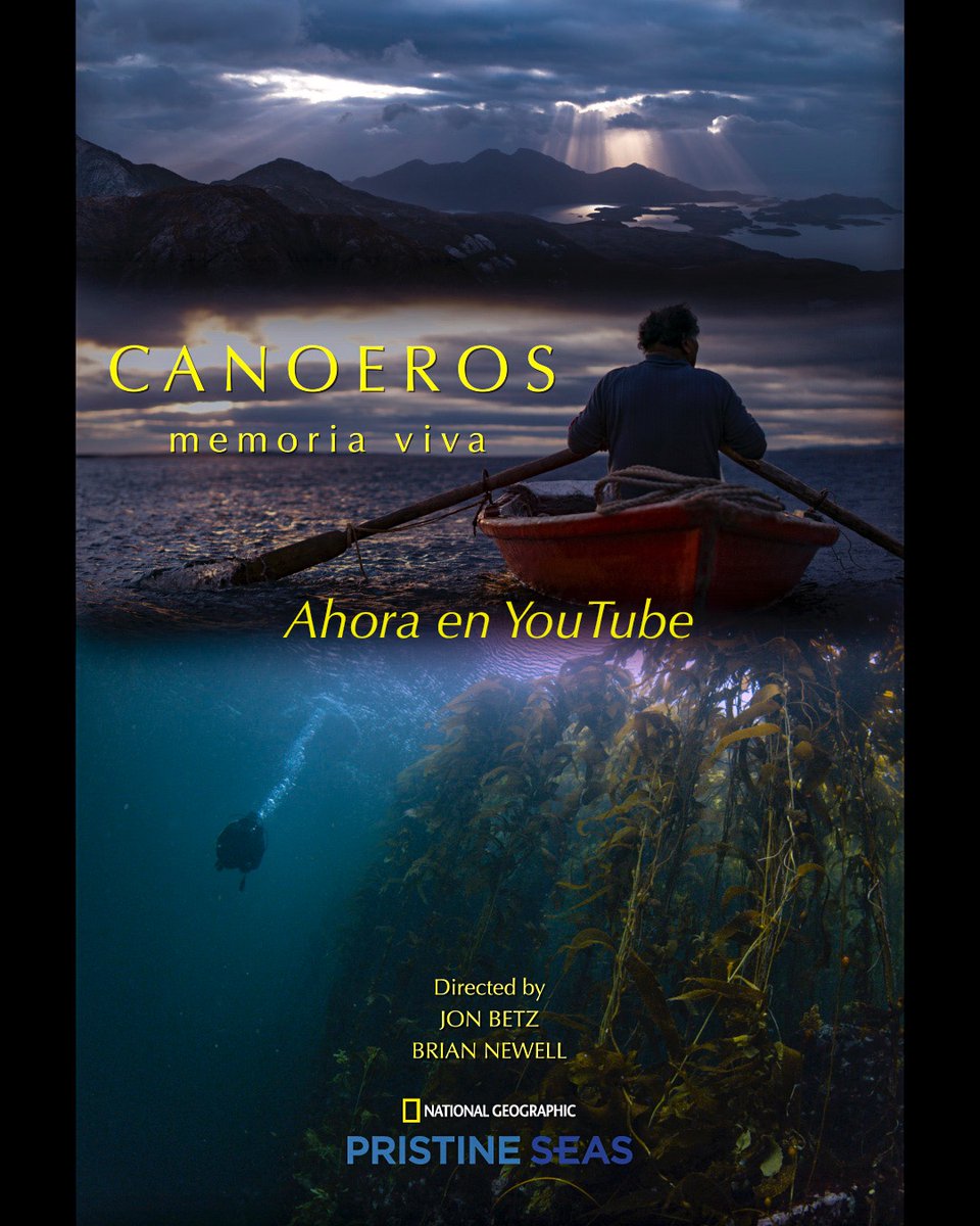 alexmunozw's tweet image. Documental Canoeros: Memoria Viva está ahora en YouTube. Apoyemos a las comunidades Kawésqar que piden que la reserva nacional Kawésqar sea declarada parque nacional libre de salmoneras #queseaparque Puedes ver el documental completo aquí: youtube.com/watch?v=Bl2Okt… @NG_PristineSeas