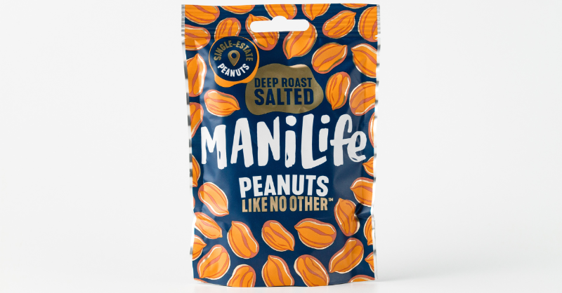 FoodBev's tweet photo. 🆕 UK peanut butter brand @ManiLife_ has expanded its portfolio with the launch of the new deep-roast salted peanuts. 🥜

#food #snacks #newproduct