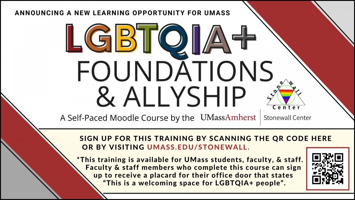 In the first monday of Pride Month, I cal all friends and allies to work. Flags and messages are cute, but commitment and education are what we need! Check this seft paced course by <a href="/umass_stonewall/">Stonewall Center @ UMass Amherst</a> 🏳️‍🌈 🗣️

docs.google.com/forms/d/e/1FAI…