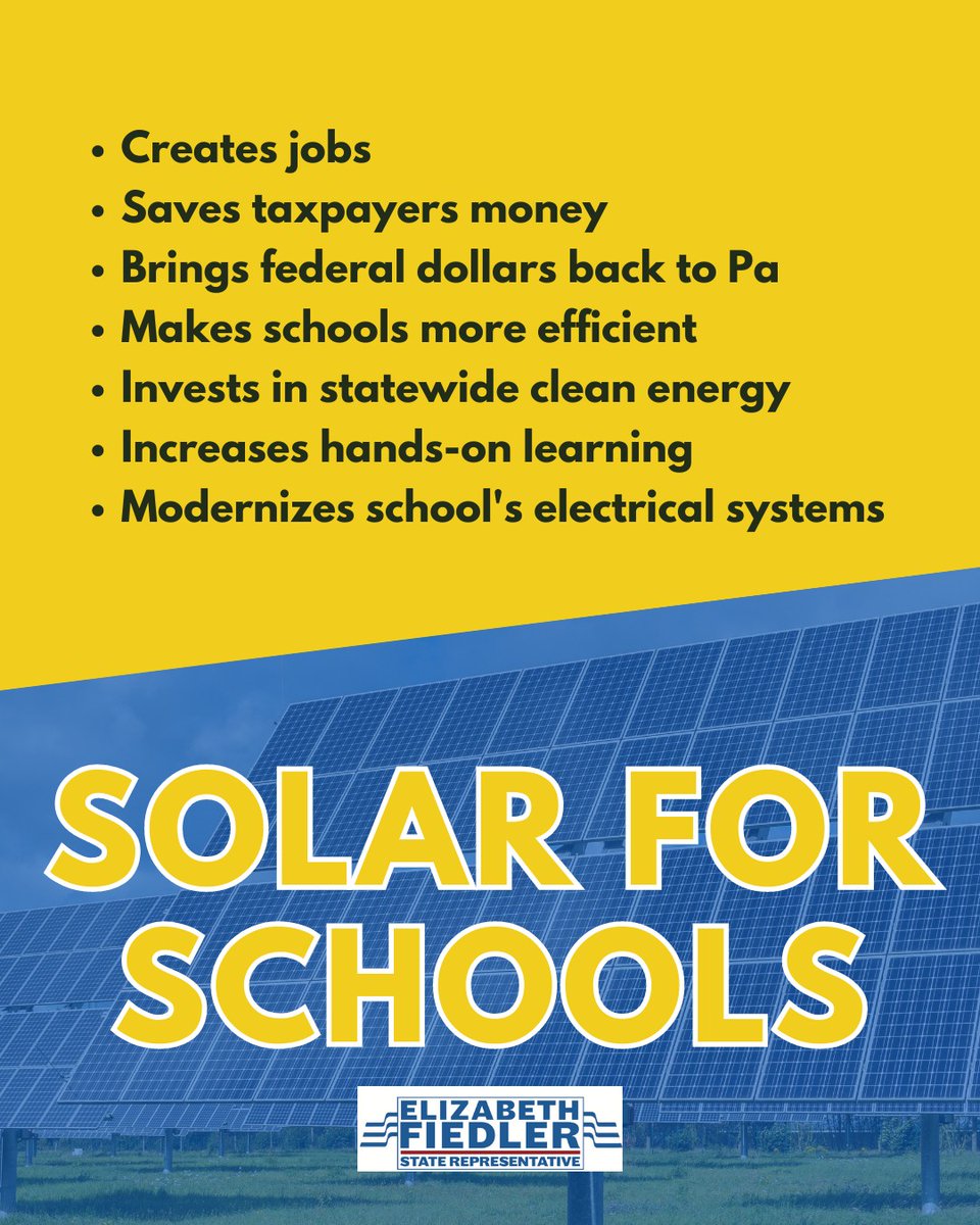 Pennsylvanians need good, family-sustaining jobs, and #PASolar4Schools ☀️ 🏫  will bring them to Erie, Scranton, Philly, and everywhere in between!

We joined @RepFiedler, @CreationCare, @AFTPA, and @powerinterfaith in Harrisburg this morning to talk about #Solar4Schools