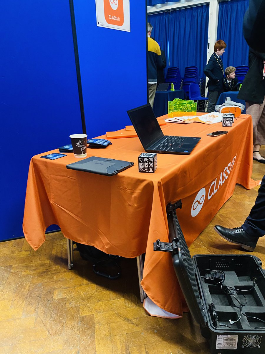 Thank you <a href="/ClassVR/">ClassVR from Avantis</a>  for delivering an amazing stall for DigiTech Live! 
<a href="/ScholarsEdTrust/">Scholars' Education Trust</a> <a href="/SRA_StAlbans/">Samuel Ryder Academy</a>