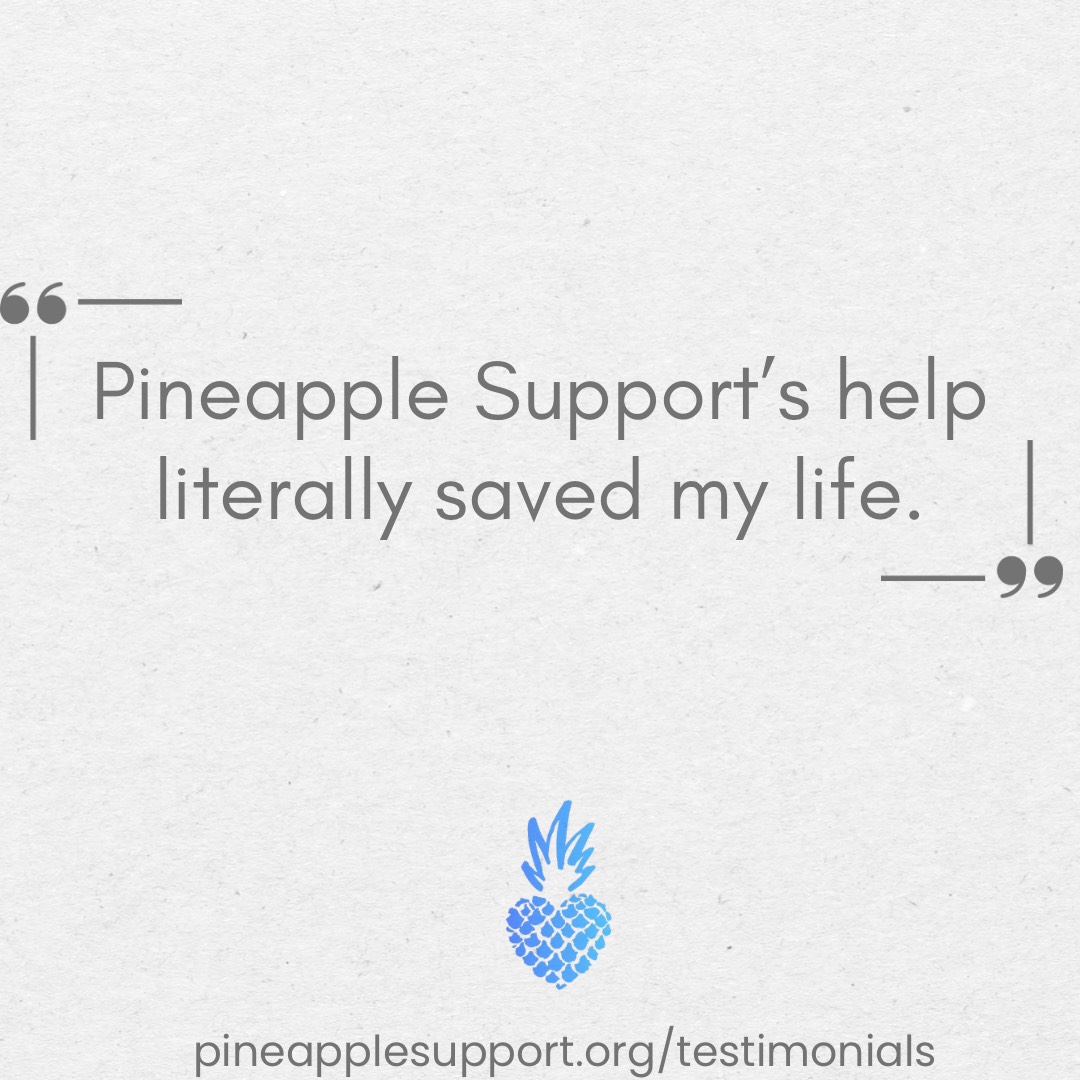 You deserve to live a life that you love.  💙

We are here to support you with a number of free, online mental health resources. 

Receive help today: pineapplesupport.org

#adultindustrymentalhealth #stigmafreetherapy #mentalhealthmatters #youarenotalone #youareloved