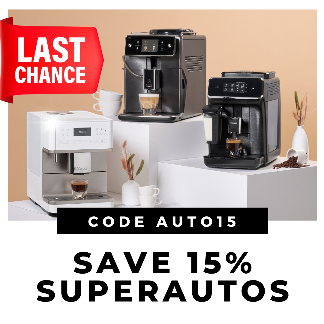 Father's Day is coming up, and what better way to celebrate than with a superautomatic espresso machine? This is your last chance to get 15% off superautos before the sale ends on June 10th! 

Shop now: l8r.it/tKU6

#FathersDay #CoffeeLover #EspressoMachineSale
