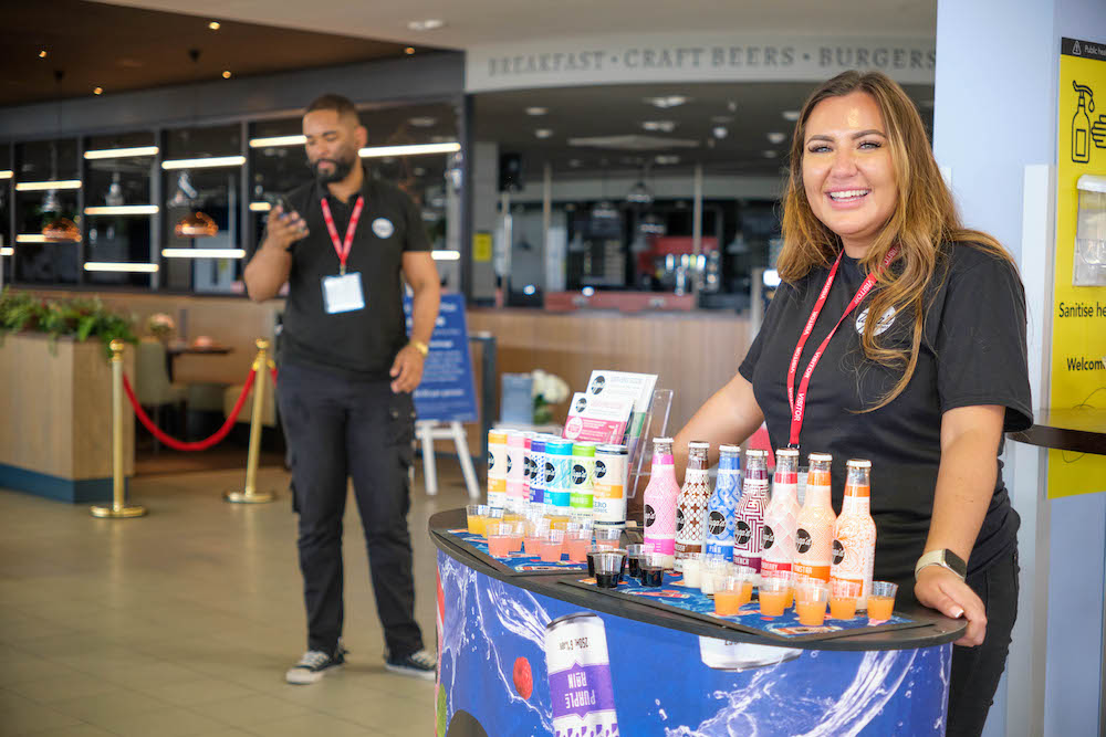 London Southend Airport (@southendairport) on Twitter photo Is it time for a #SundayShoutout? We think so! Cheers to Southend cocktail business, <a href="/tappdcocktails/">Tapp’d Cocktails</a>, for opening a mini pop-up in the terminal last week 🍹
We're now selling Tapp'd Cocktails from The Pilot Bar, so make sure to pop in for a tipple (or two) ahead of your flight! Is it time for a #SundayShoutout? We think so! Cheers to Southend cocktail business, <a href="/tappdcocktails/">Tapp’d Cocktails</a>, for opening a mini pop-up in the terminal last week 🍹
We're now selling Tapp'd Cocktails from The Pilot Bar, so make sure to pop in for a tipple (or two) ahead of your flight!