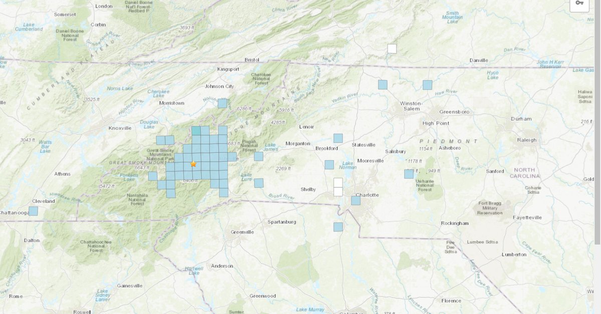 Series of Increasingly Powerful Earthquakes Rattling Small NC Town charlottestories.com/series-of-incr…