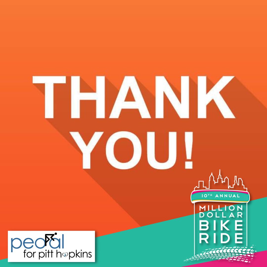 PittHopkins's tweet photo. You did it again!! Thank you all SO much for helping us getting to our goal -- over $60,000 for Pitt Hopkins research!!
#PittStrong #MDBR23 #neverstop https://t.co/441uN2tsLZ