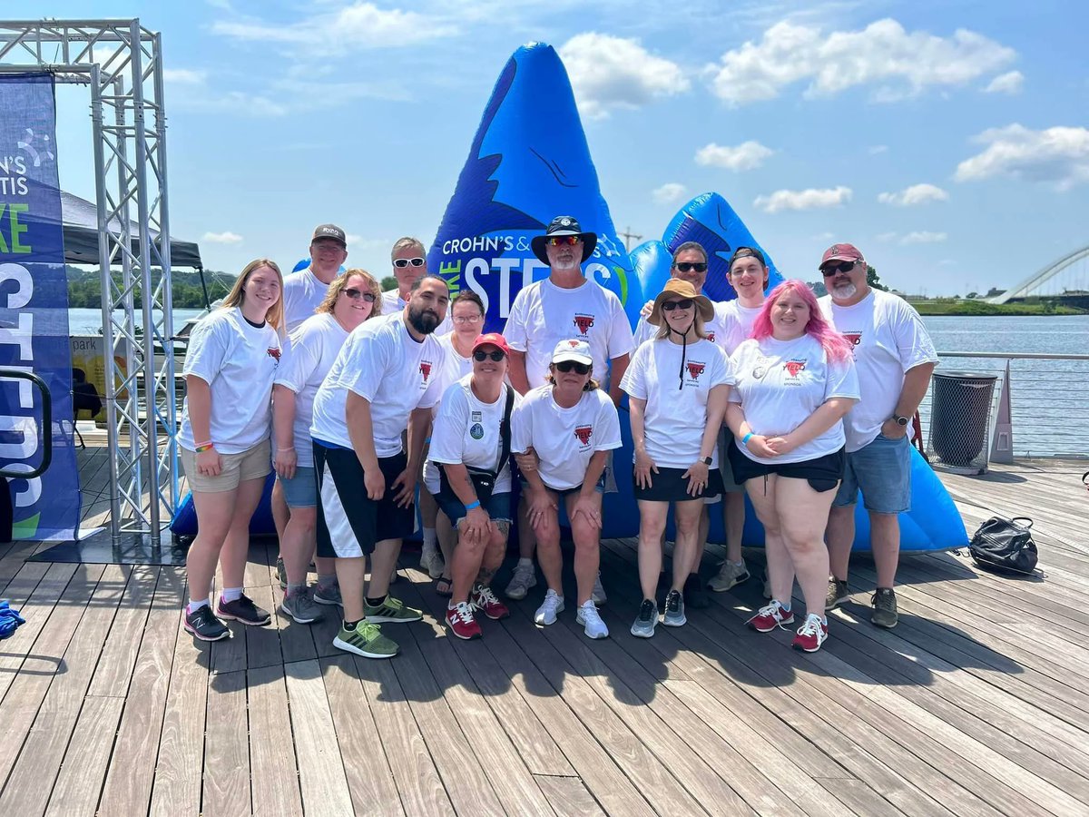 Thanks to everyone who donated and came out to support my team #countingonacure at the Take Steps walk in DC to help raise money to find a cure for Crohns and Colitis!!  We had a wonderful turnout and a beautiful day!!  #TakeSteps #crohnsandcolitisfoundation #ccfa 💟