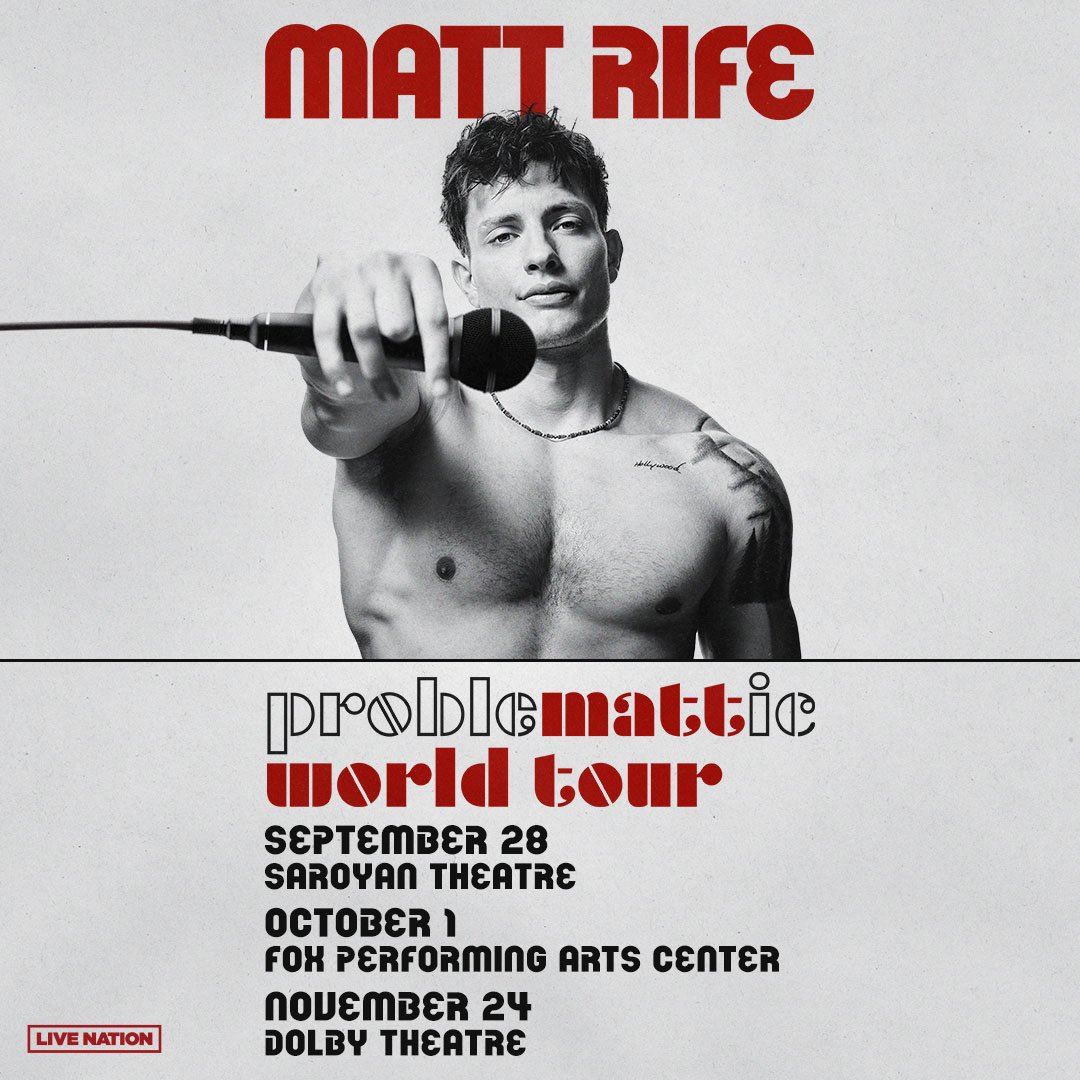 Live Nation L.A. on Twitter: "JUST ANNOUNCED 🎤 Matt Rife is bringing