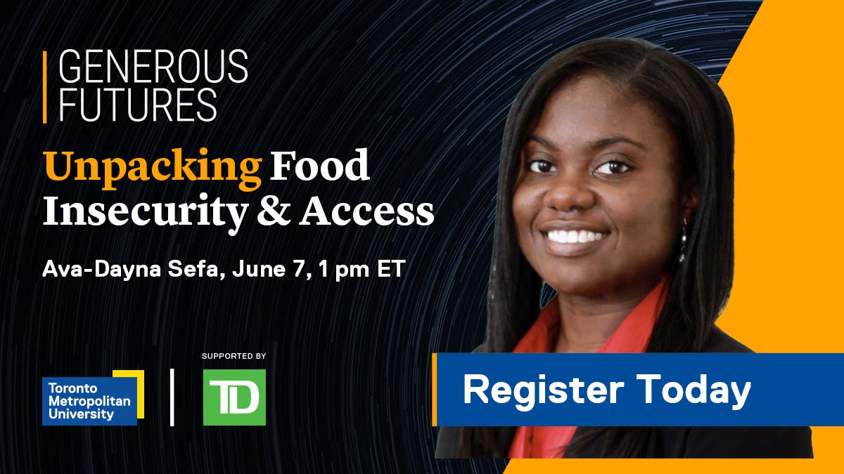 As VP, Social Impact at Generation Capital, <a href="/avadayna/">Ava-Dayna Sefa</a> manages the philanthropic and impact investing activities of two foundations and individual clients, while serving as a Board Director for <a href="/TorontoFdn/">Toronto Foundation (Archived Account)</a> and <a href="/OptionsforHomes/">Options for Homes</a>.

Join her on Wednesday: bit.ly/3LKfa9v