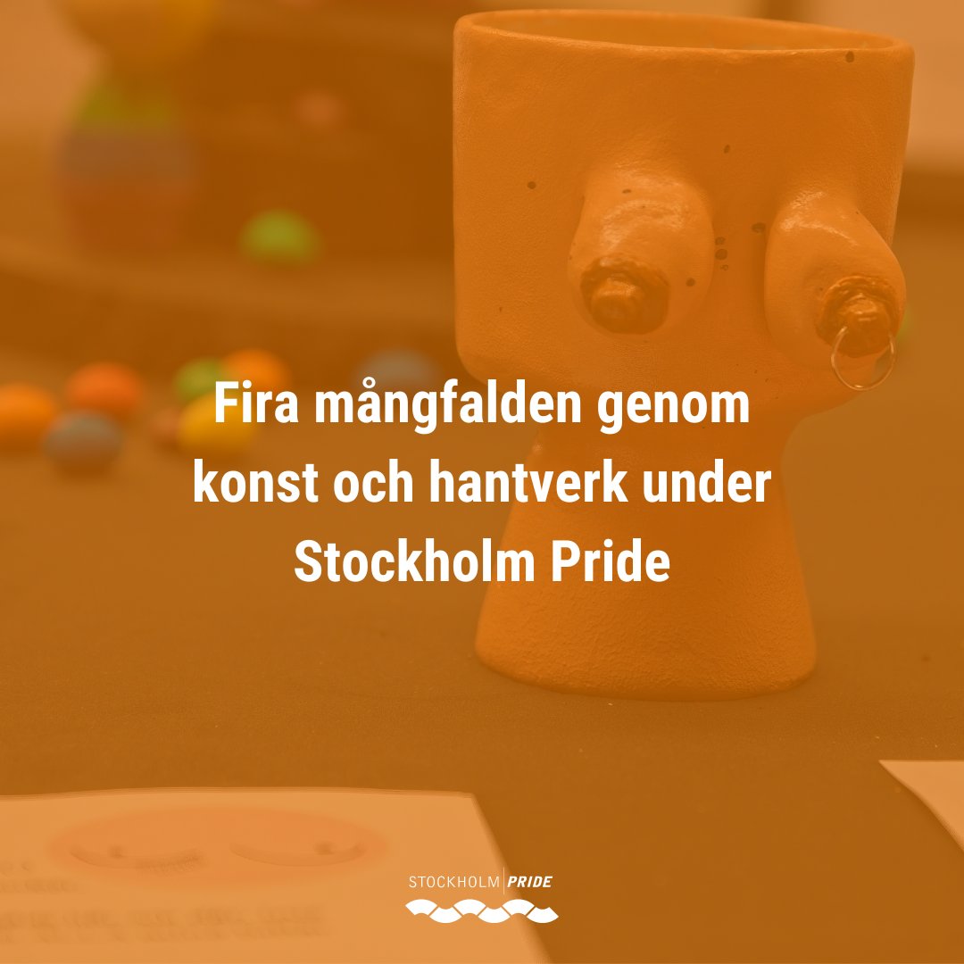 Missa inte att fira mångfalden under festivalen genom konst och hantverk 🏳️‍🌈 Två gallerier kommer att finnas på Pride House och ett i Pride Park. Kom och njut av glaskonst, tavlor, fotoutställningar samt installationer och hantverk i mångfaldens tecken 🫶

Foto: Julius Lindblom