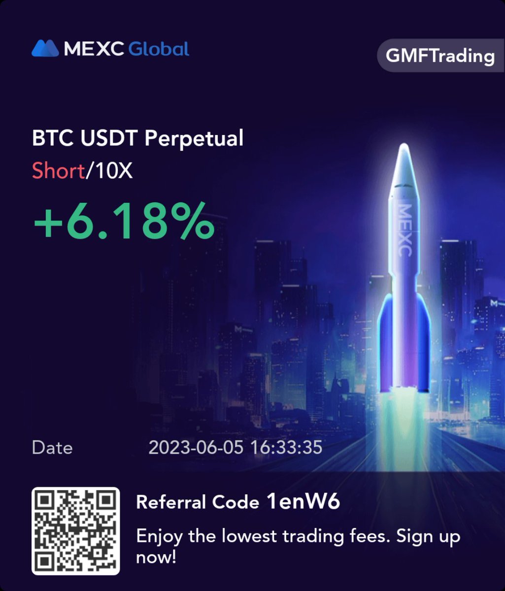 Catching #BTC on the fall makes for a nice show of green 🌱#trading #short #winning #cryptoart