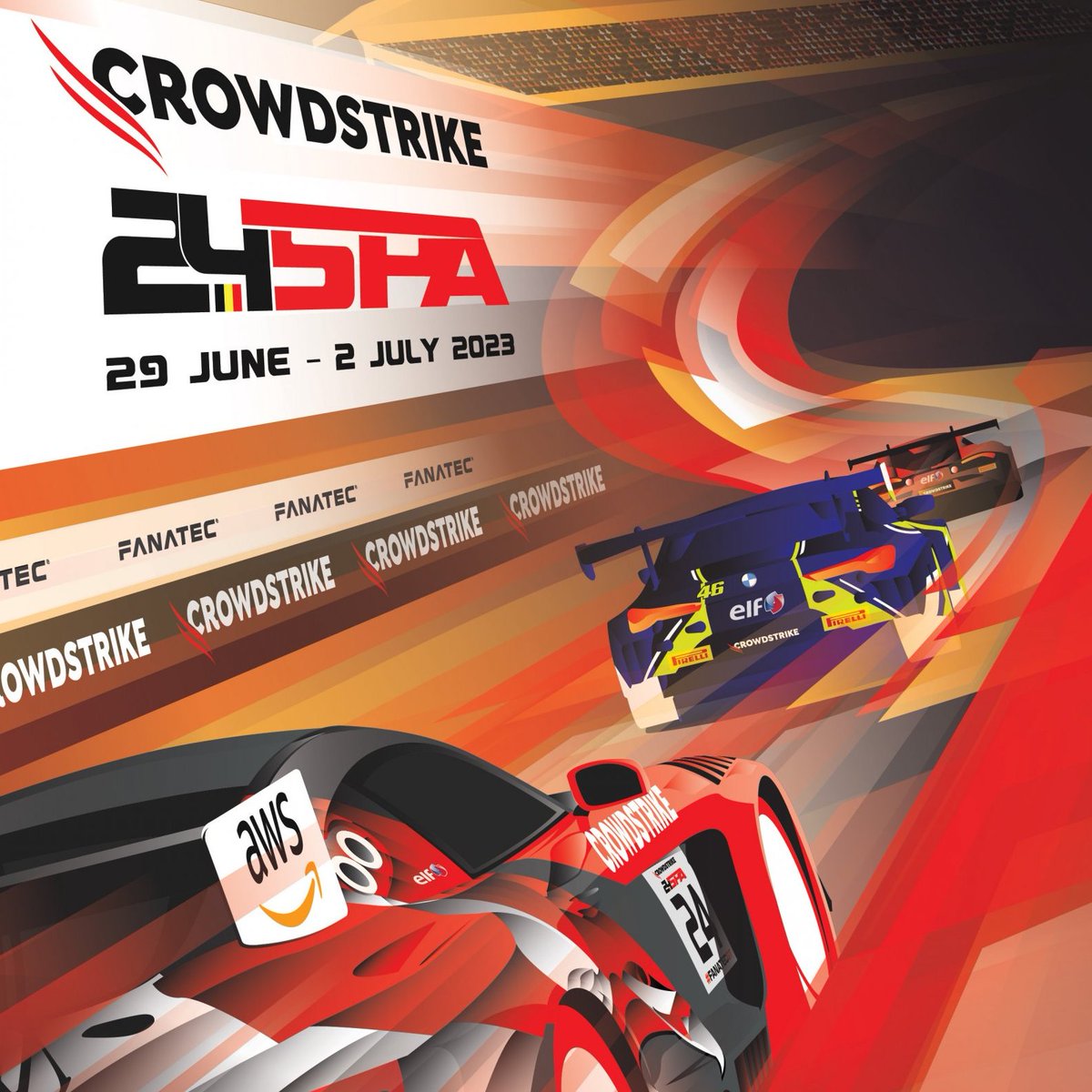 2️⃣4️⃣ days until the @CrowdStrike @24HoursofSpa 

Will you be watching? crwdstr.ke/6018Oa3X8 

#Spa24h🇧🇪