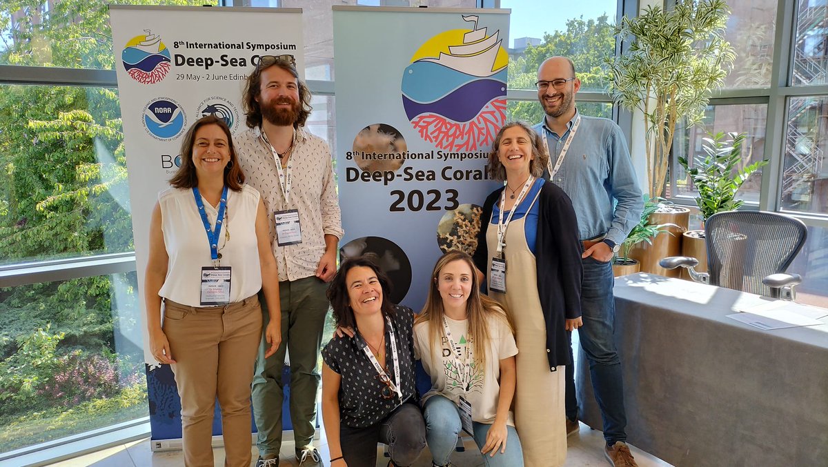 Last week, several members of our group attended the 8th International Symposium on Deep-Sea Corals @isdsc8 in Edinburgh. Here’s a thread on some of the work that was presented during the symposium ⬇️