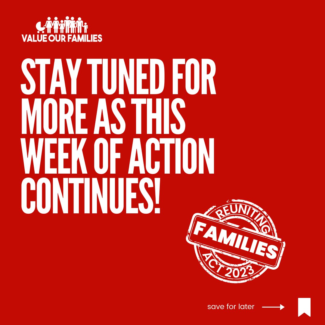 ValueFamilies's tweet image. 📣We’re kicking off our week of action with a webinar discussing how the Reuniting Families Act can help revitalize a 20 year old family immigration system.

The webinar is today at 12PM PDT / 2PM CDT / 3PM EDT, in person and virtually. Link in bio.

#WeekofAction #VOF