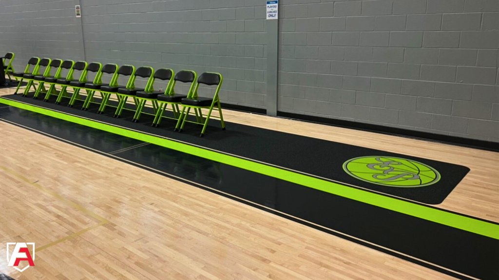 facility_armor's tweet photo. East Point Rec Center is ready for summer ball! Check out their #sidearmor that protects the wood gym floor from spills and chair marks. It's #antimicrobial too, so your players are safer! 
#facilityarmor #designdeploydefend #protectyourwood https://t.co/hxtolpNmyd