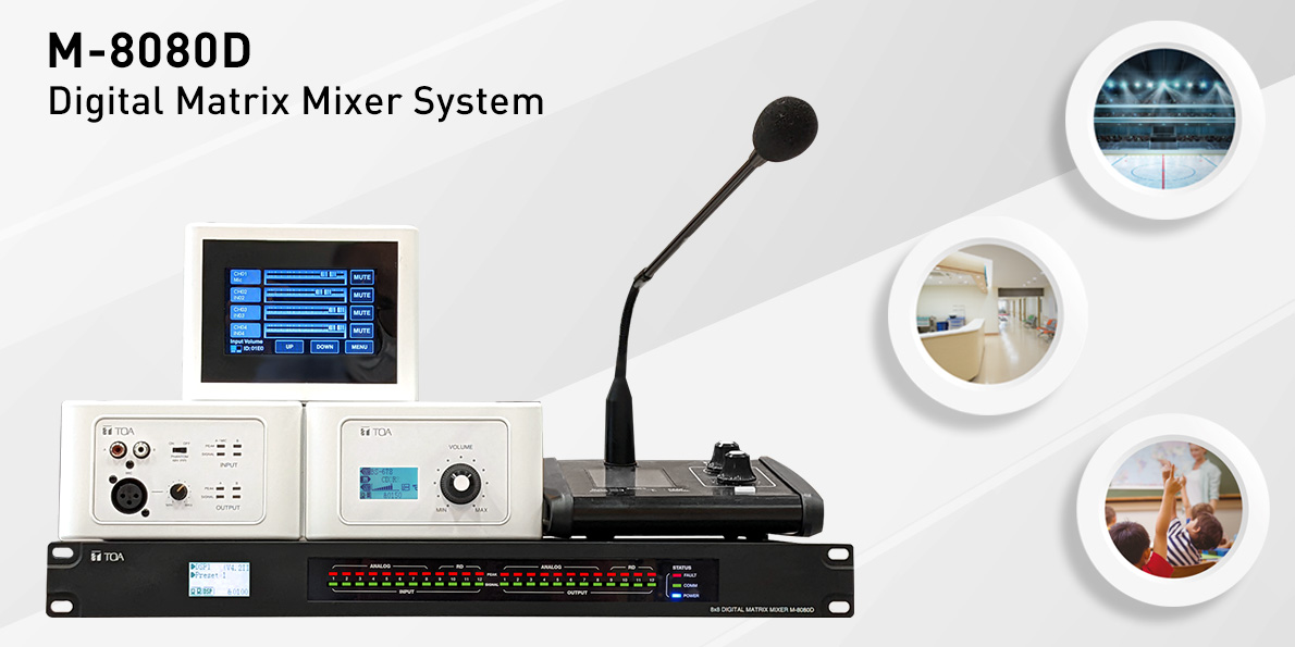 TOACanada's tweet photo. People keep complimenting us on the performance of the M-8080D, and integrators love the DSP's flexibility for various facility projects.
https://t.co/dJLxxcKKob
#toacanada #digitalprocessing #soundsolutions https://t.co/HdlaXydTWM