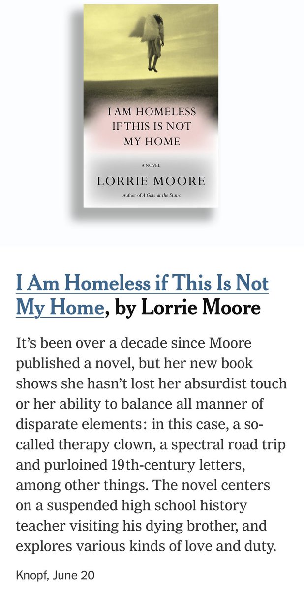Kim McNeill •📚🌿☕️ on Twitter "New Lorrie Moore!"