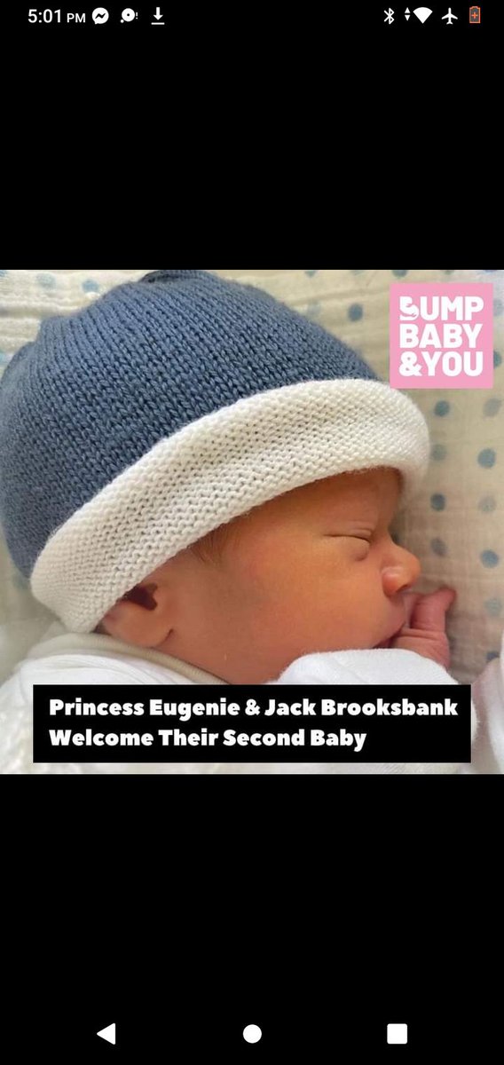 Congratulations to @Eugenie_York & her husband on the birth of their son Ernest. What a little cutie pie. May God bless you all. @RoyalFamily