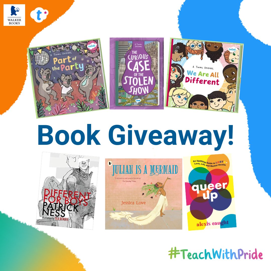 Twinkl Resources (@twinklresources) on Twitter photo 🌈 LGBTQ+ BOOK GIVEAWAY 🌈
Happy Pride! We’ve teamed up with Walker Books to give away some LGBTQ+ positive books to add to your classroom ✨
To enter...
🧡 Reply "TEACH WITH PRIDE"
🧡 Like & RT
🧡 Follow <a href="/twinklresources/">Twinkl Resources</a> & <a href="/WalkerBooksUK/">Walker Books</a>
T&Cs apply. 🌈 LGBTQ+ BOOK GIVEAWAY 🌈
Happy Pride! We’ve teamed up with Walker Books to give away some LGBTQ+ positive books to add to your classroom ✨
To enter...
🧡 Reply "TEACH WITH PRIDE"
🧡 Like & RT
🧡 Follow <a href="/twinklresources/">Twinkl Resources</a> & <a href="/WalkerBooksUK/">Walker Books</a>
T&Cs apply.