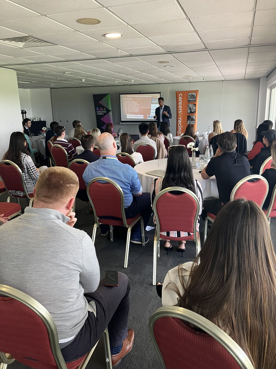 A fantastic afternoon with <a href="/careersinracing/">careersinracing.com</a> thank you to all the insightful talks from our partners and everyone who came to find out more about careers in the media and racing.