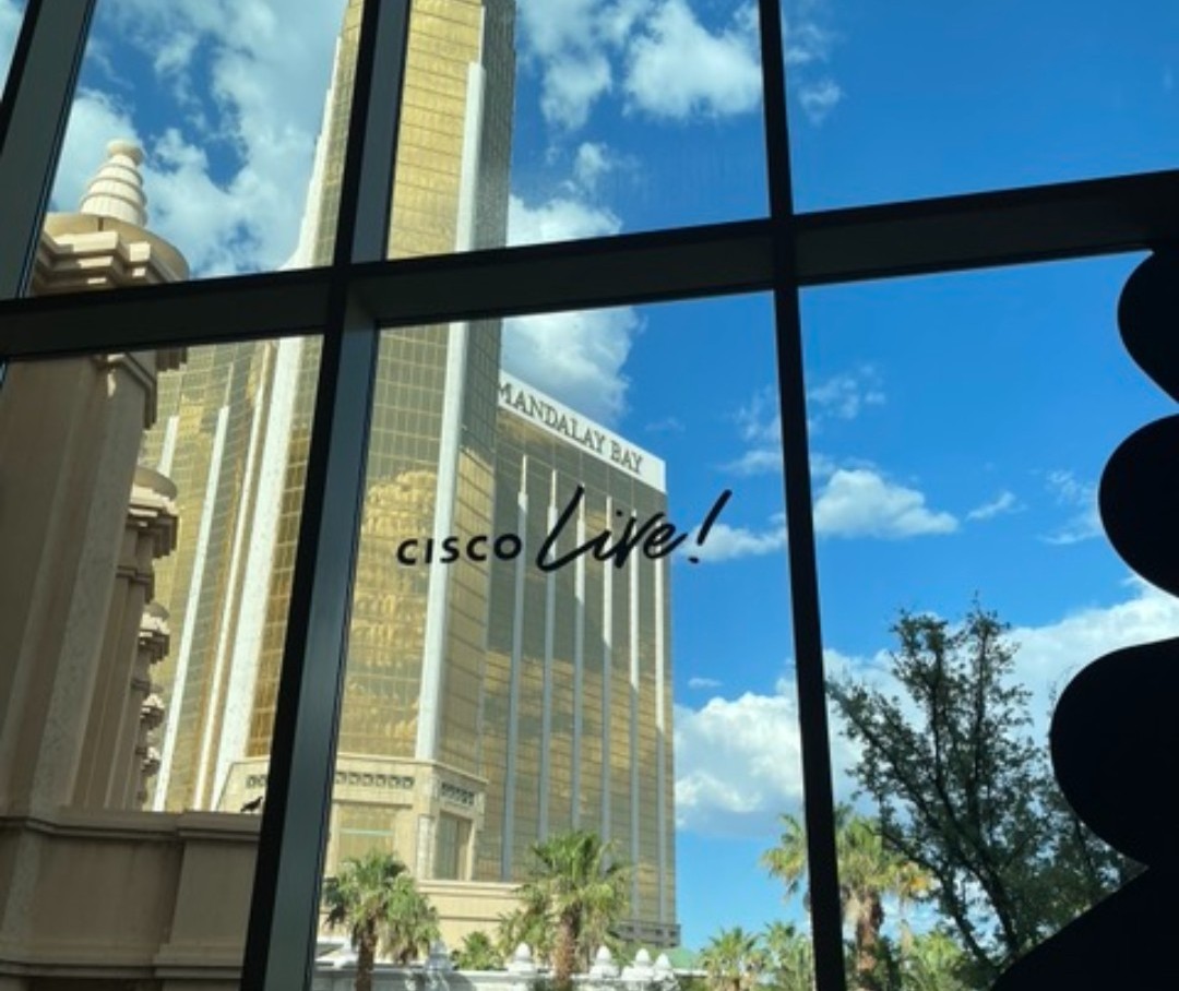 We have arrived in Las Vegas and are ready for #CiscoLive! Watch out for exciting announcements this week. Sign up here for the live broadcast to watch <a href="/lorrissa_horton/">Lorrissa Horton</a> &amp; <a href="/javed_khan/">Javed Khan</a>'s iTalks on Tuesday at 3:30 PM and Wednesday at 2:30 PM PST: ow.ly/ziP650OFTTu