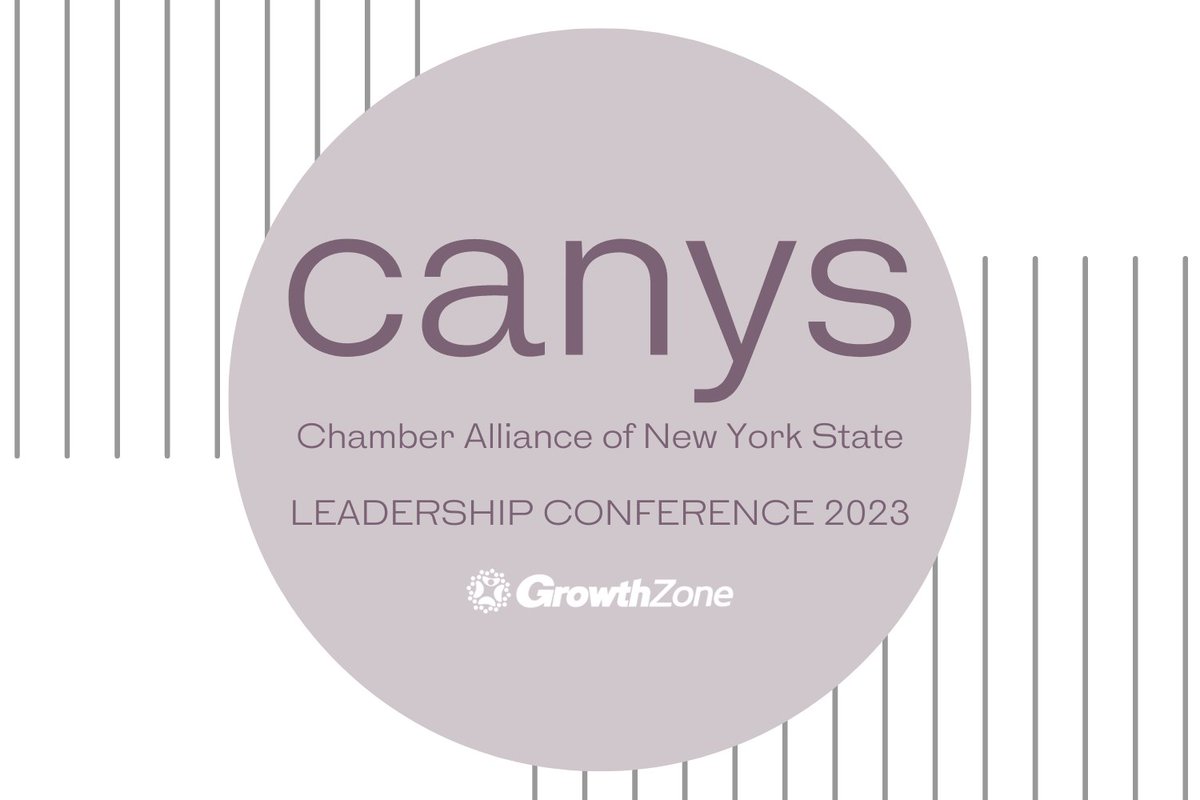 GrowthZone is thrilled to virtually be a part of CANYS - Chamber Alliance of NYS 2023 Leadership Conference! #CANYS #LeadereshipConference #SmarterAssociationSoftware #GrowthZoneAMS #GrowthZone
