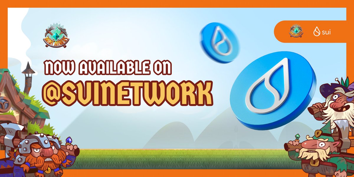 MiniMinersGame's tweet photo. Calling all gamers! Embark on an epic mining quest with Mini Miners, now available on @SuiNetwork! 🎮 Earn digital assets, trade with fellow miners, and conquer the #Web3 realm. 🎮⛏️

Don't miss out on the action!

https://t.co/7qE5ReW4R7

#Miniminers #SuiNetwork #Web3Gaming https://t.co/ulsypMZiOq