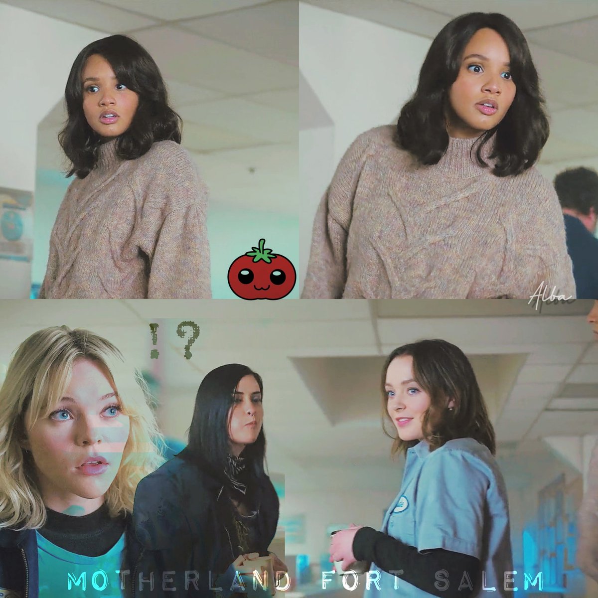 My Tomato 😳 🍅 🥺 @ashleynicwill 
#MotherlandFortSalem @taylorhickson @Amaliajaja 
#SaveMotherlandFortSalem