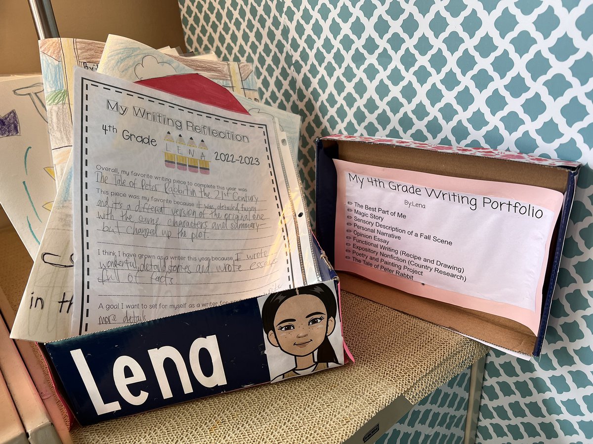 PSDMrsLandis's tweet photo. One of my most favorite days of the year! 🤩 Today we celebrated our writing through the year! Students spent time reflecting on their individual work and then shared with each other! So much growth and work to be proud of!💚 @PSDGrasse @PennridgeSD #ShareTheGreat #PennridgeProud https://t.co/CnJOvJOdDp