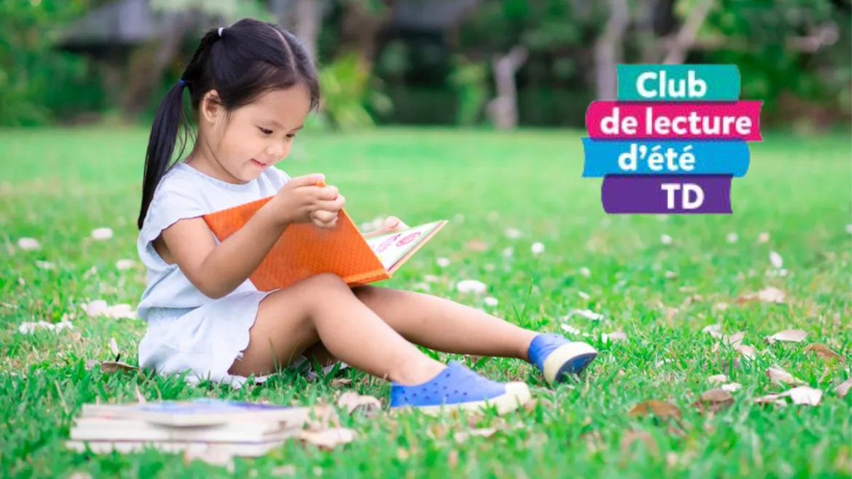 bibliomontreal's tweet photo. 📚 Le Club de lecture TD est de retour ! Inscrivez votre enfant dès le 12 juin pour le plus grand programme de lecture d'été au Canada. Rendez-vous à la bibliothèque locale pour l'inscription et découvrez une multitude d'activités et de prix fantastiques. #ClubDeLectureTD https://t.co/tR3udcSAdd