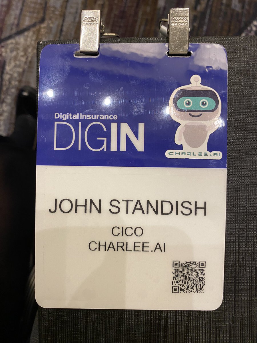 #charleeai is participating in the <a href="/_diginsurance/">Digital Insurance</a> conference in #SanFrancisco -