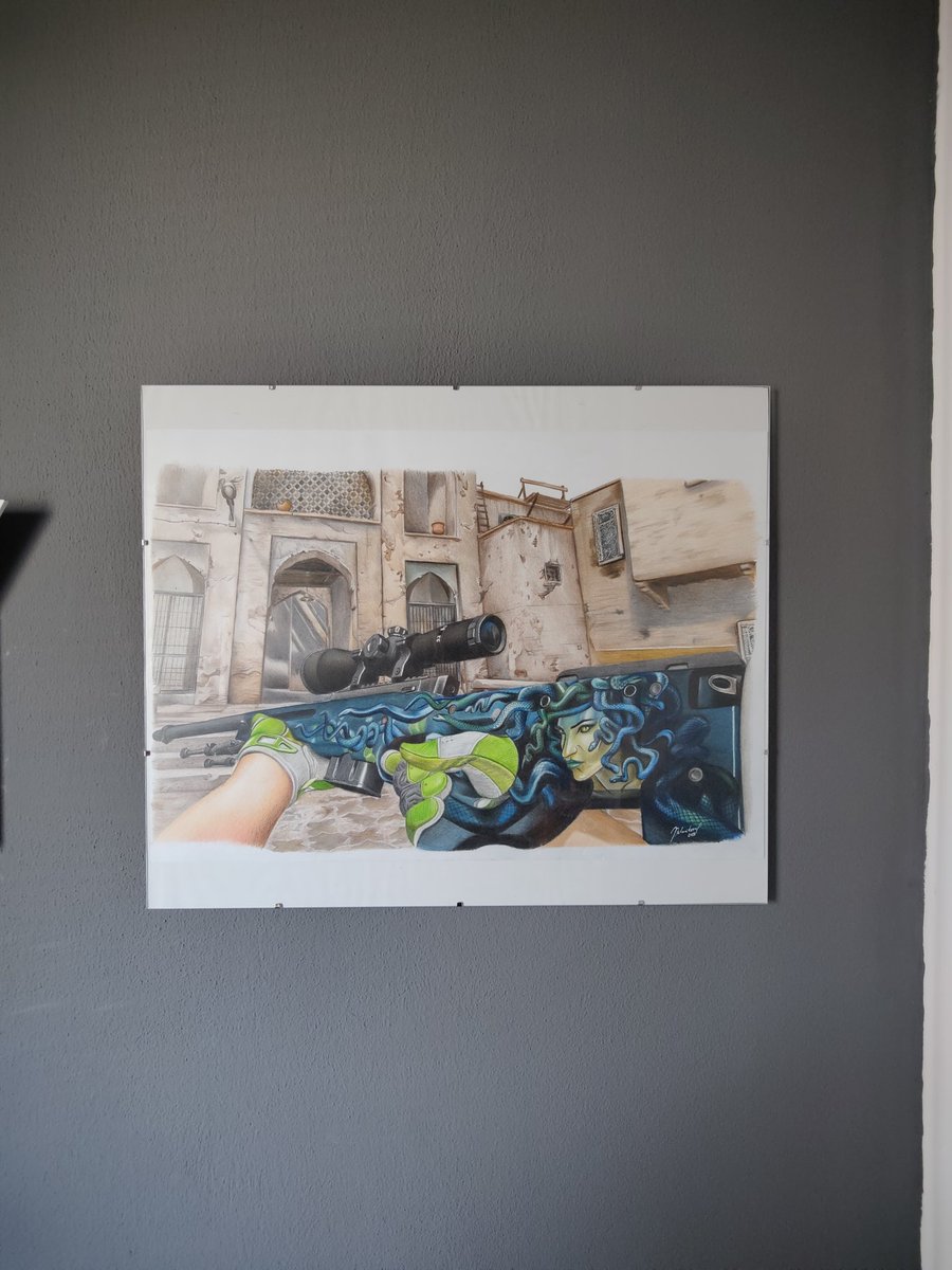 Medusa in the inv, Medusa on the wall 💙