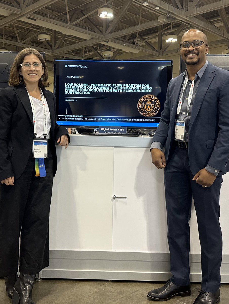 corimargain_BME's tweet photo. Representing @UTBiomedical at #ISRMR23 Digital poster presentation for abstract #1787 🧲🤙🏼 #MRI #TCILab #WomenInSTEM https://t.co/c8bif1EMjU